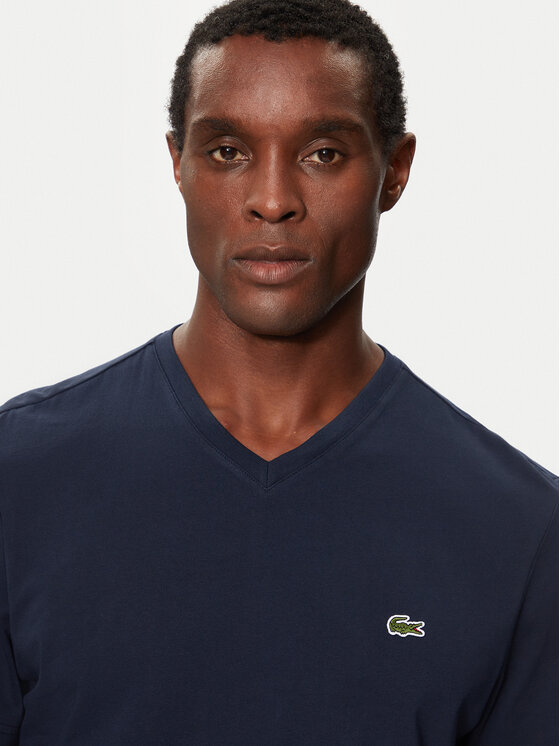 Lacoste Lacoste T-krekls TH5077 Tumši zils Regular Fit