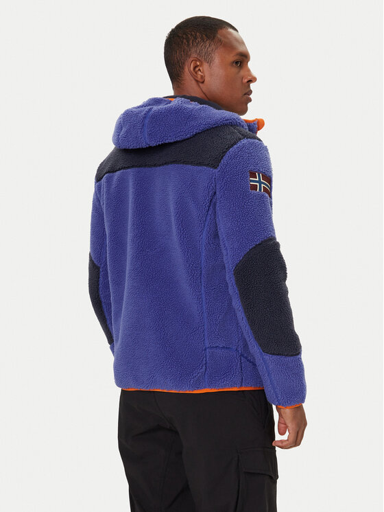 Napapijri Napapijri Fleecejacke Yupik NP0A4GNS Dunkelblau Regular Fit
