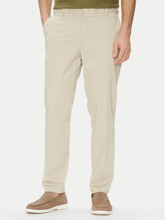 BOSS BOSS Pantaloni din material H-Kane 50540906 Bej Regular Fit
