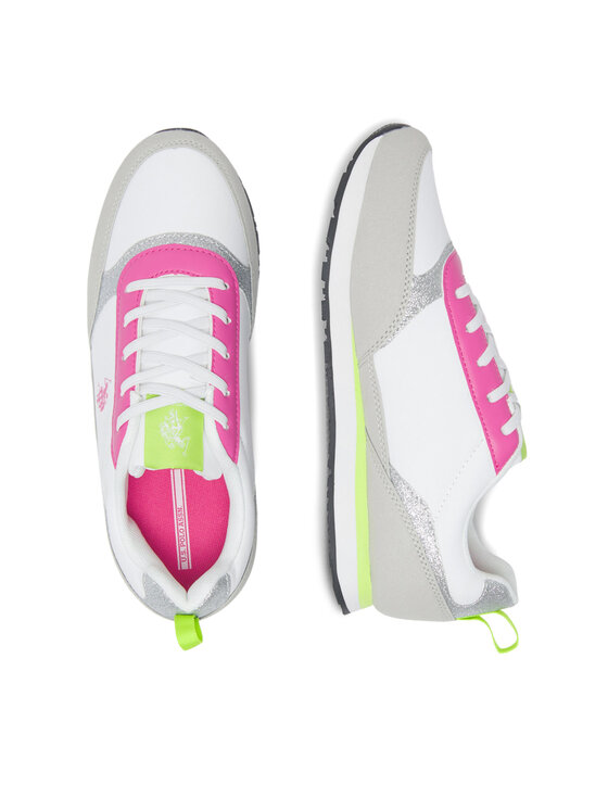 U.S. Polo Assn. U.S. Polo Assn. Sneakersy NOBIK013 Biele zlato