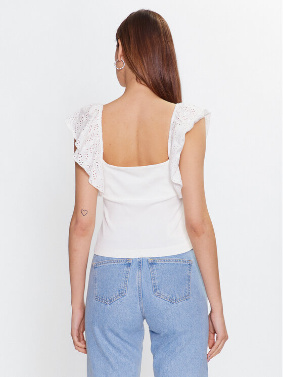 Blusa Raina W3GP38 K8RT2 Écru Regular Fit