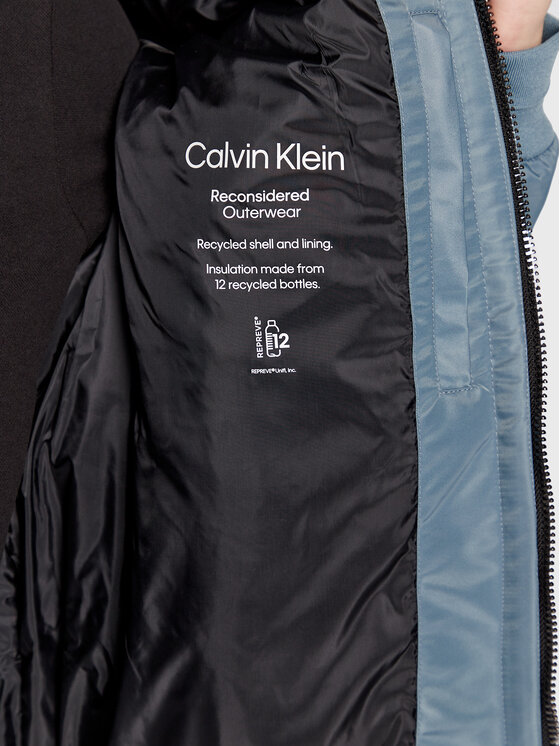 Calvin Klein Calvin Klein Bomber striukė Hero K10K109907 Mėlyna Relaxed Fit