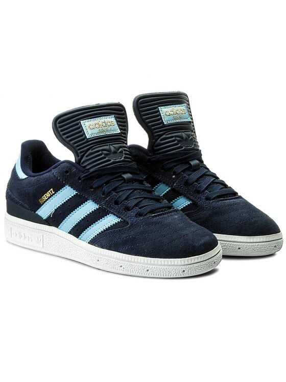 Adidas busenitz navy blue and white best sale