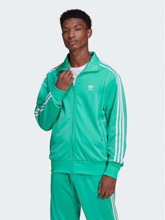adidas Felpa Adicolor Classics Firebird Track Top HB9432 Verde Regular Fit Modivo