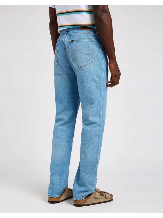 Lee Lee Jeansy West Niebieski Relaxed Fit