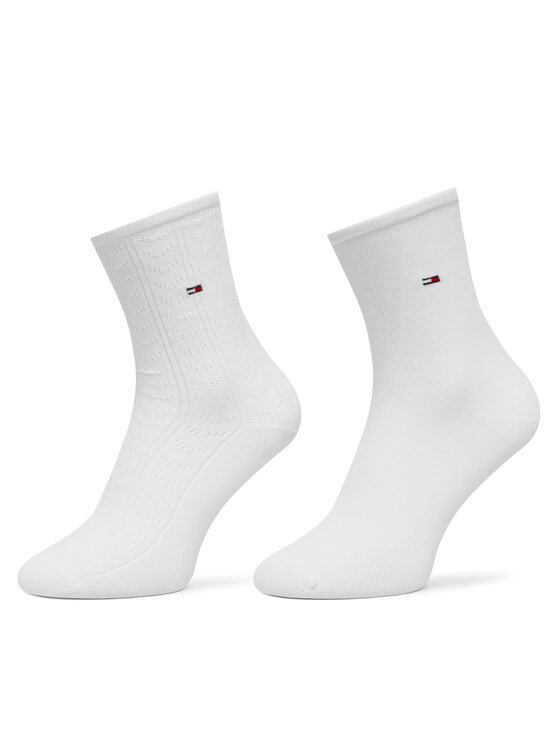 Tommy Hilfiger Tommy Hilfiger Ilgos kojinės 701238849 Balta
