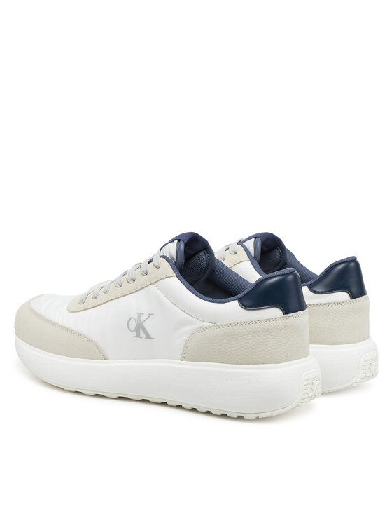 Calvin Klein Jeans Calvin Klein Jeans Snīkeri Athleisure Runner Laceup Mix YM0YM01195 Balts