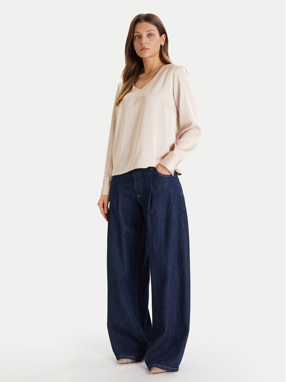 ONLY ONLY Blúz Mika 15361191 Barna Regular Fit