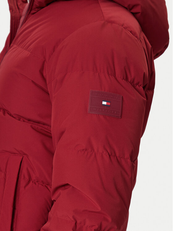 Tommy Hilfiger Tommy Hilfiger Kurtka puchowa MW0MW40616 Czerwony Regular Fit
