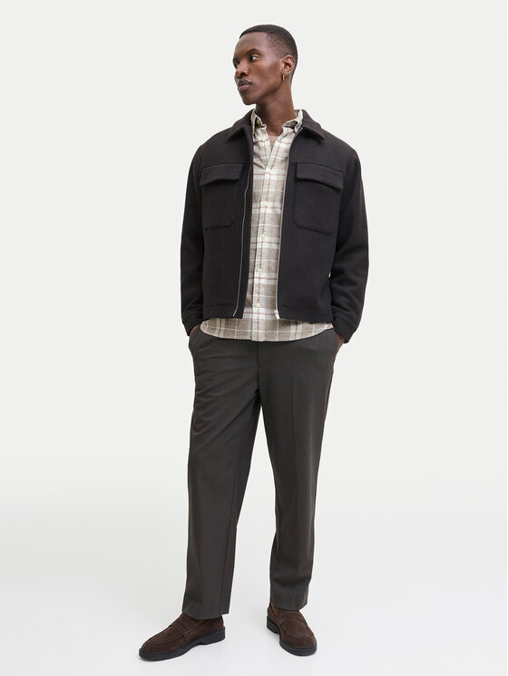 Jack & Jones Jack & Jones Риза Blubrook 12282354 Бежов Regular Fit