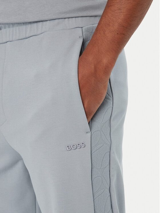 BOSS BOSS Sporta bikses Union Tape Hurley 50564110 Pelēks Regular Fit