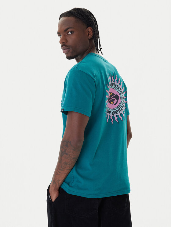 Quiksilver Quiksilver Tričko Ev Beach Blast SS EQYZT08046 Zelená Regular Fit
