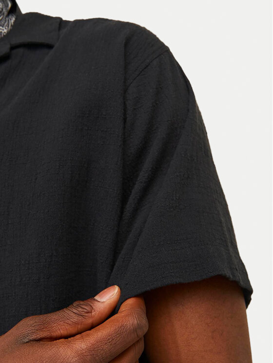 Jack&Jones Jack&Jones Cămașă Luke 12255781 Negru Relaxed Fit
