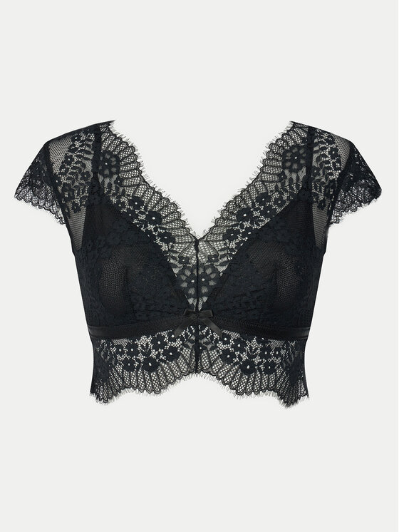 Hunkemöller Hunkemöller Reggiseno Bralette Daphne 300218 Nero