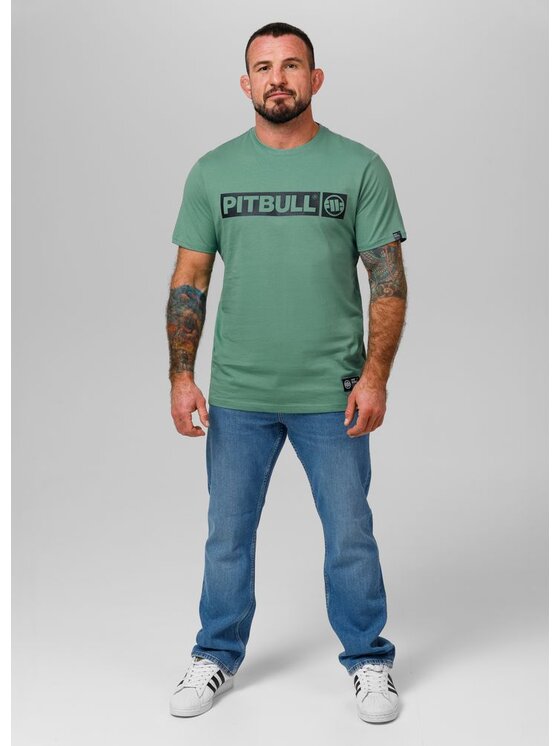 PITBULL PITBULL T-Shirt HILLTOP Zielony Regular Fit