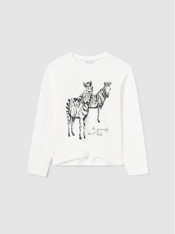 Mayoral Mayoral Bluse 7.058 Écru Regular Fit