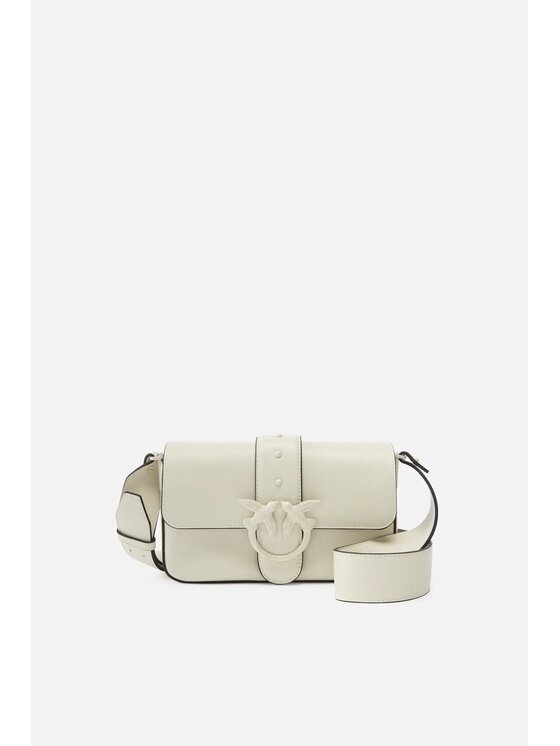 PINKO PINKO Torebka Love One Classic Slouchy FL Love Bags Biały
