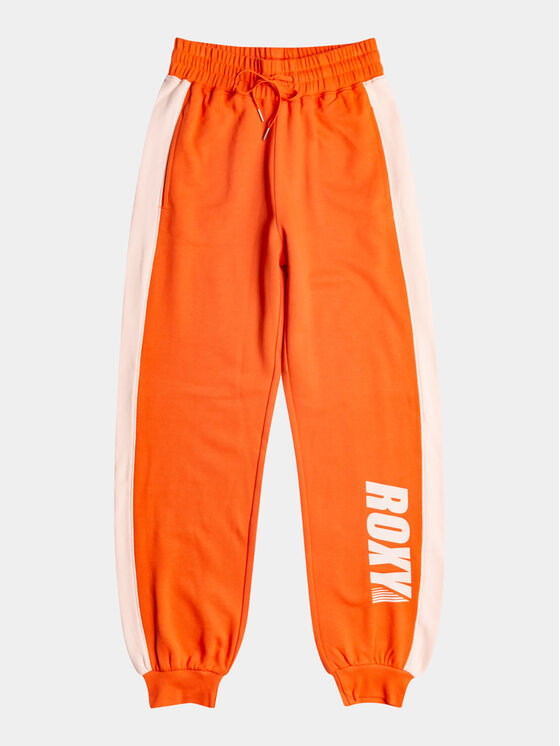 Roxy Roxy Παντελόνι φόρμας Ess Nrj Cbk Jog Otlr ERJFB03366 Πορτοκαλί Regular Fit