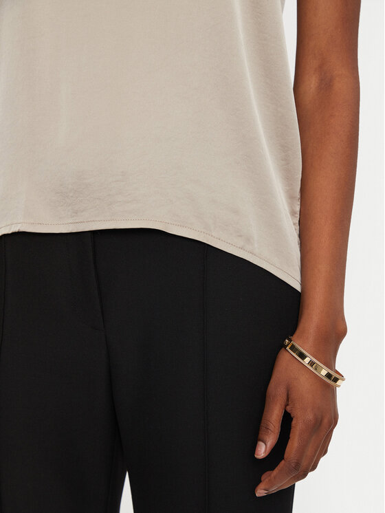 ViCOLO ViCOLO Μπλουζάκι TB0038 Μπεζ Regular Fit
