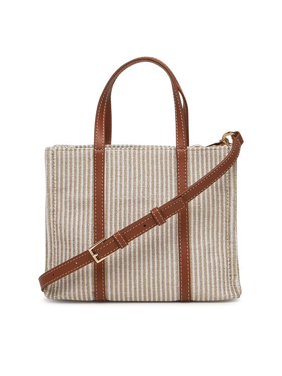 Tommy Hilfiger Tommy Hilfiger Τσάντα Th Premium Beach Le Mini Tote AW0AW17208 Μπεζ