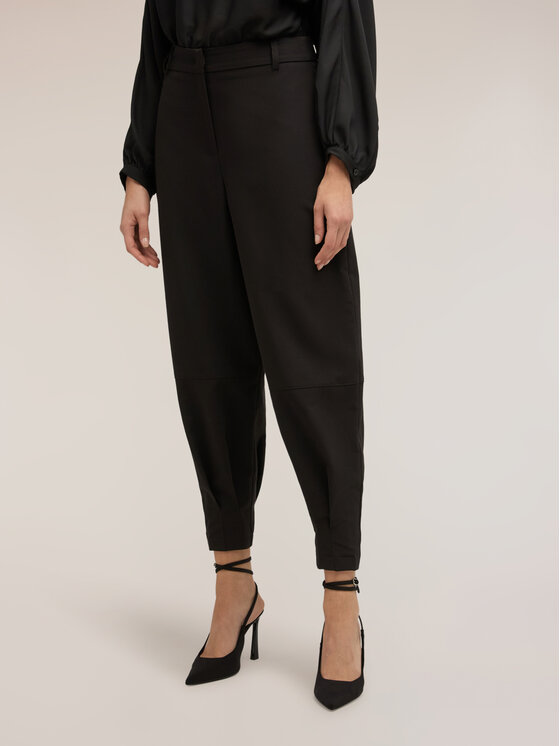 Motivi Motivi Pantaloni di tessuto P02LQ004647N033 Nero Boy Fit