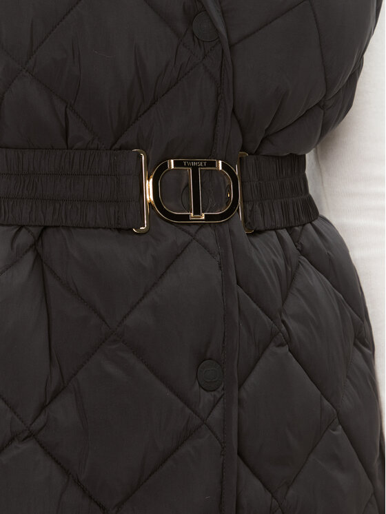 TWINSET TWINSET Liemenė 232TP2241 Juoda Regular Fit
