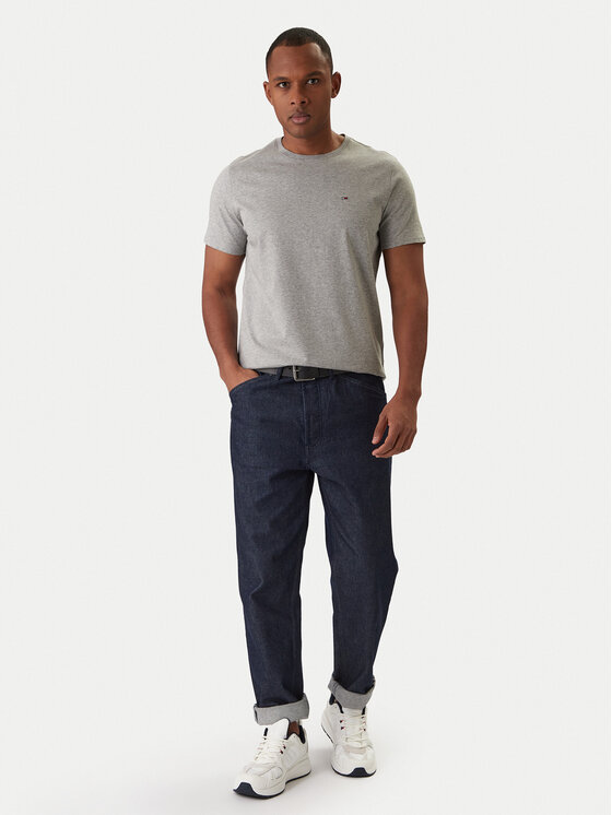 Tommy Jeans Tommy Jeans Póló DM0DM04411 Szürke Slim Fit