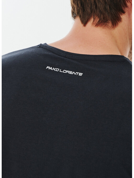 Pako Lorente Pako Lorente T-Shirt P000B-TT-004 Granatowy Slim Fit