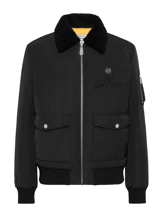 PHILIPP PLEIN PHILIPP PLEIN Kurtka puchowa 27019 Czarny Regular Fit