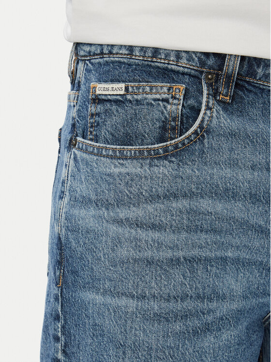 Guess Jeans Guess Jeans Jeansy M5GA90 D5M53 Niebieski Taper Fit