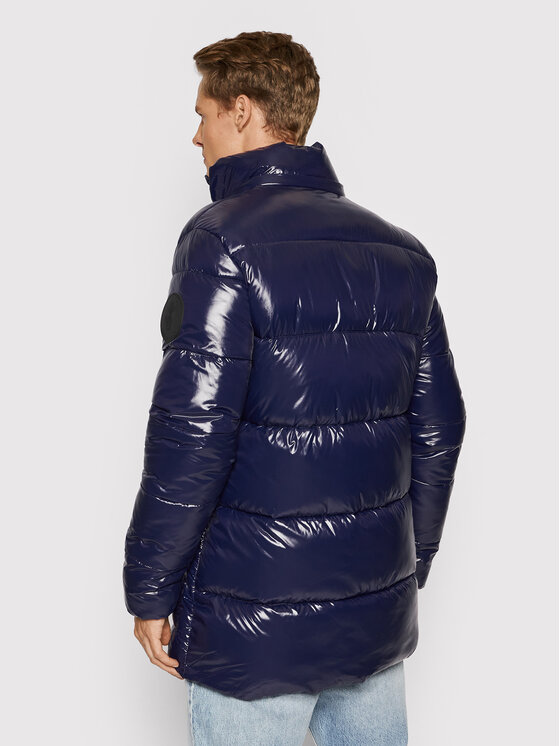 Giubbotto piumino D40292M LUCK13 Blu scuro Regular...