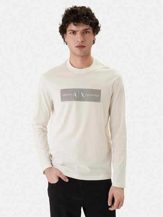 Armani Exchange Armani Exchange Hosszú ujjú XM002820 AF10356 U1074 Ekru Regular Fit