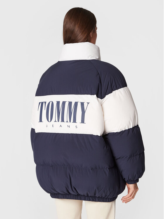 Tommy Jeans Tommy Jeans Dūnu jaka Fashion DW0DW14306 Tumši zils Oversize