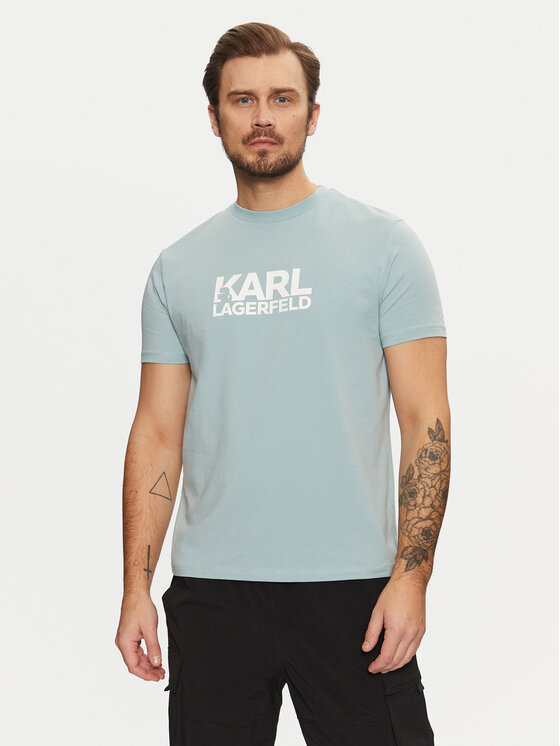 KARL LAGERFELD KARL LAGERFELD Футболка 755087 551235 Блакитний Regular Fit