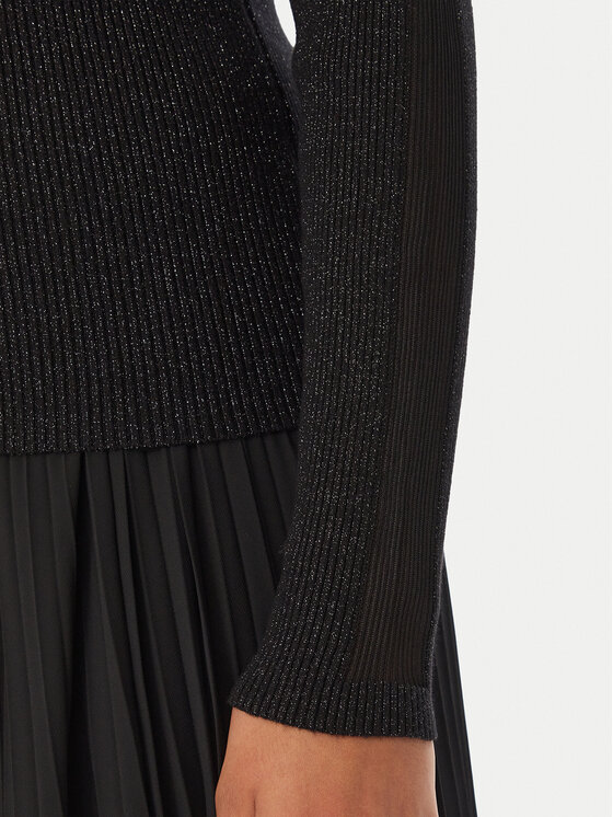 Rinascimento Rinascimento Блуза CFM0012394003 Черен Slim Fit