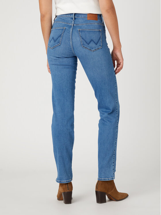 Wrangler Wrangler Jeansy Straight 658 W26RCY37N 112332359 Niebieski Regular Fit