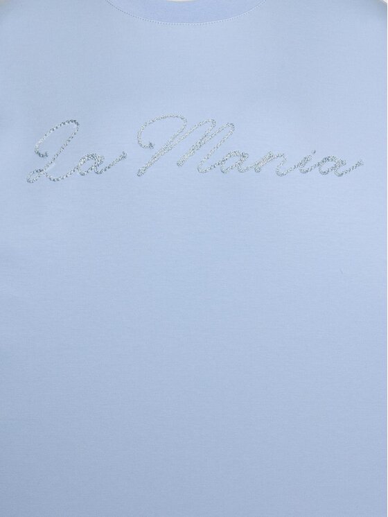 La Mania La Mania T-shirt MAINE Azzurro chiaro Basic Fit