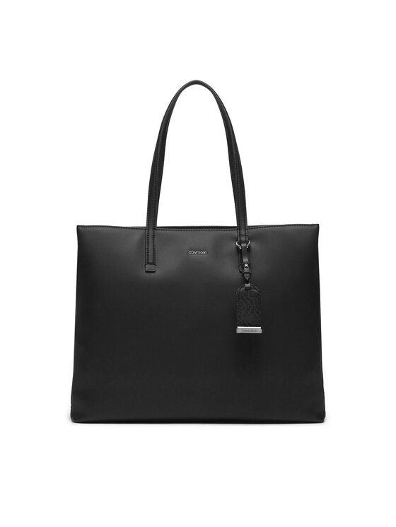 Geantă Calvin Klein Ck Must Medium Shopper_Jcq K60K612347 Negru