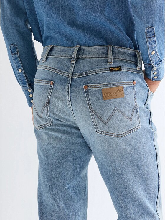 Wrangler Wrangler Jeansy Wrancher Niebieski Regular Fit