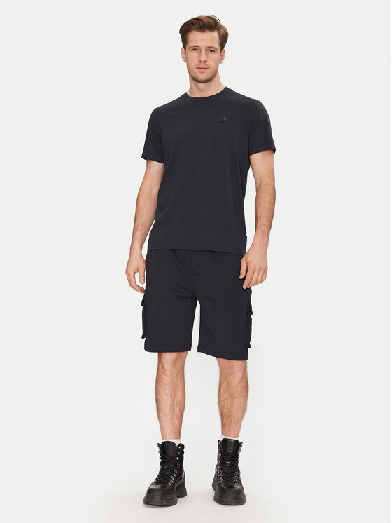 Moose Knuckles Moose Knuckles T-Shirt Duluth M15MT759 Granatowy Regular Fit