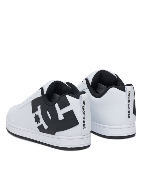 DC DC Sneakersy COURT GRAFFIK 300529-WLK Biały