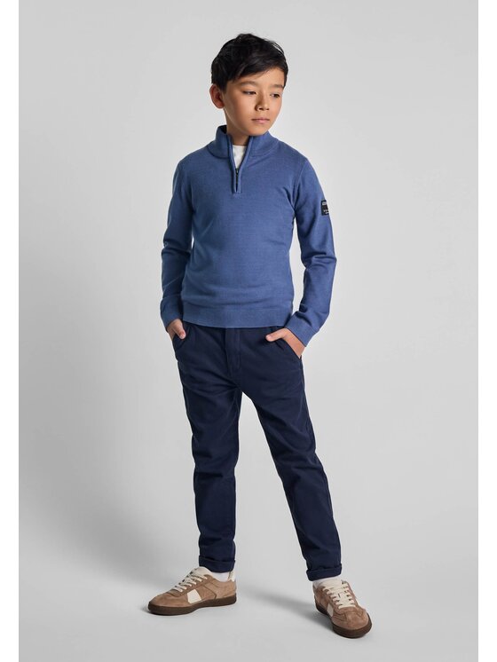 minoti minoti Sweter 27KNIT63 Niebieski Regular Fit