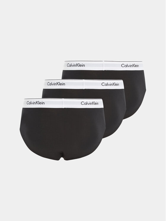 Calvin Klein Underwear Calvin Klein Underwear Komplet spodnjih hlač slip﻿ 000NB2379A Črna