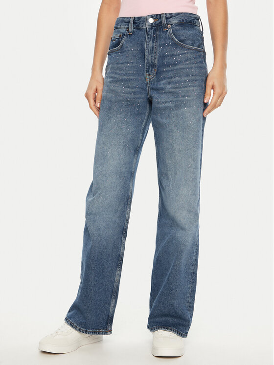 Tommy Jeans Tommy Jeans Farmer Mia DW0DW20176 Kék Straight Fit