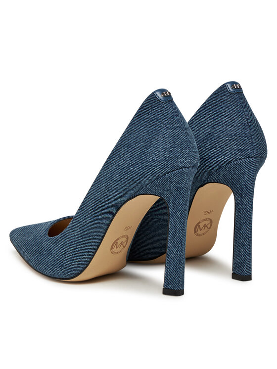 MICHAEL Michael Kors MICHAEL Michael Kors Pantofi cu toc subțire Amara 40S5AMHP1D Albastru