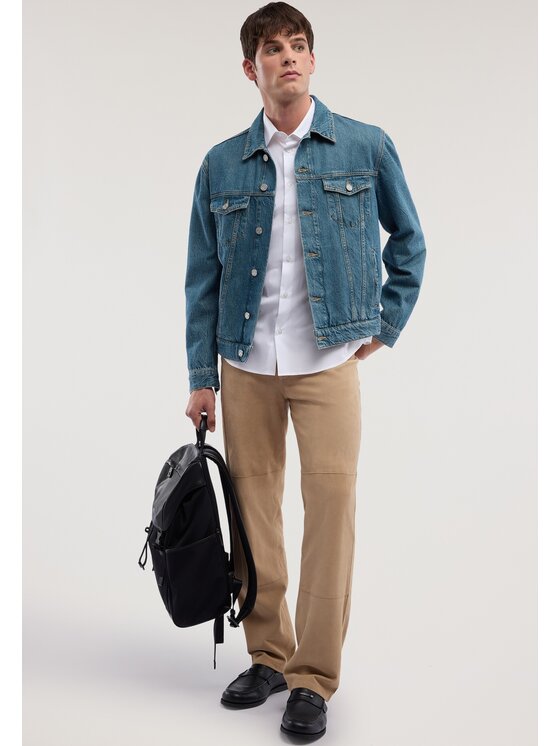 Trussardi Trussardi Koszula 5005N000051N001 Biały Regular Fit