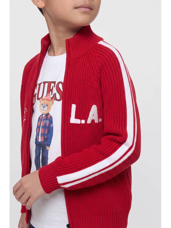 Guess Kids Guess Kids Spodnie materiałowe 184852 Niebieski Regular Fit