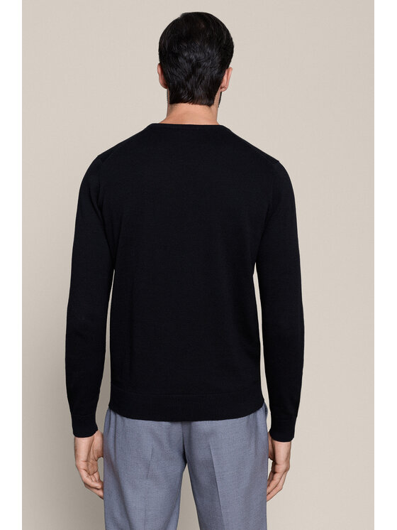 Lancerto Lancerto Sweter Christopher SW073226000031 Czarny Regular Fit