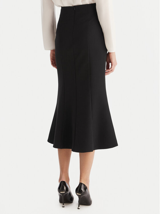 ACCESS FASHION ACCESS FASHION Midi sijonas 54-6027-168 Juoda Regular Fit