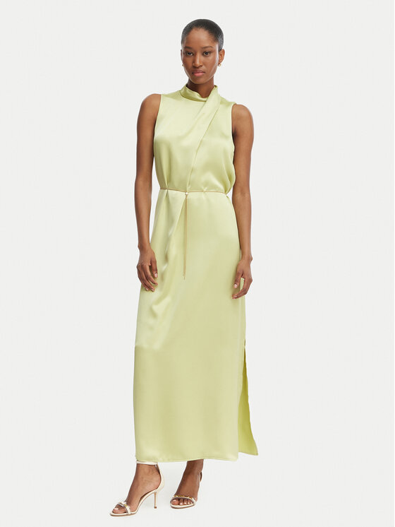 HUGO HUGO Коктейлна рокля Kewina-1 50566973 Бежов Slim Fit